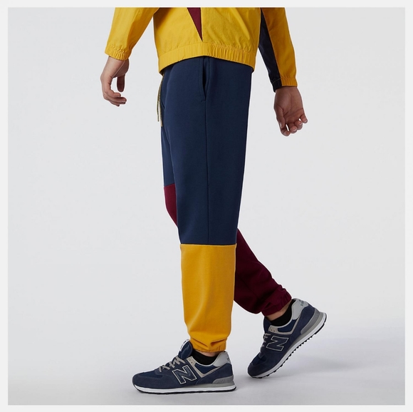 🆕New Balance | Athletics Fleece Pants Colorblock Sweatpants Mens Size Large - Picture 4 of 4
